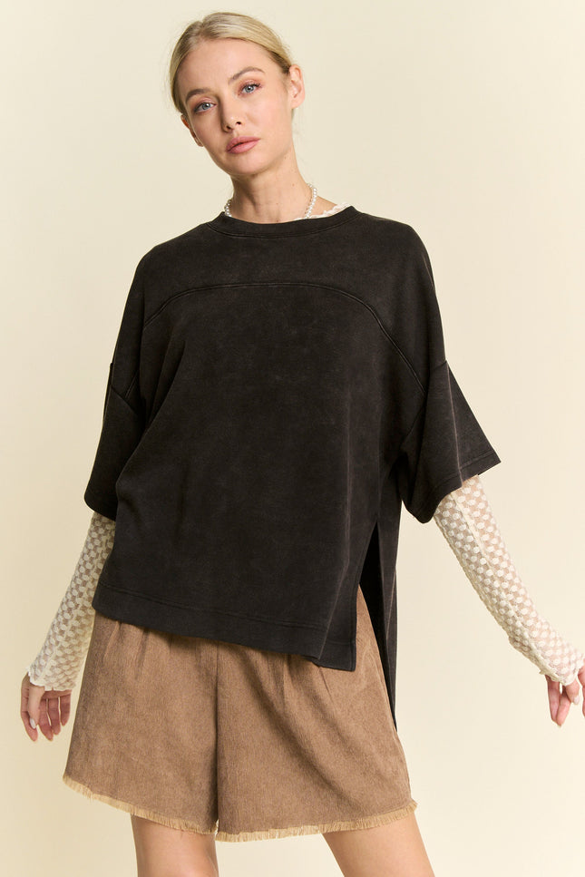 Vant Top — Black front