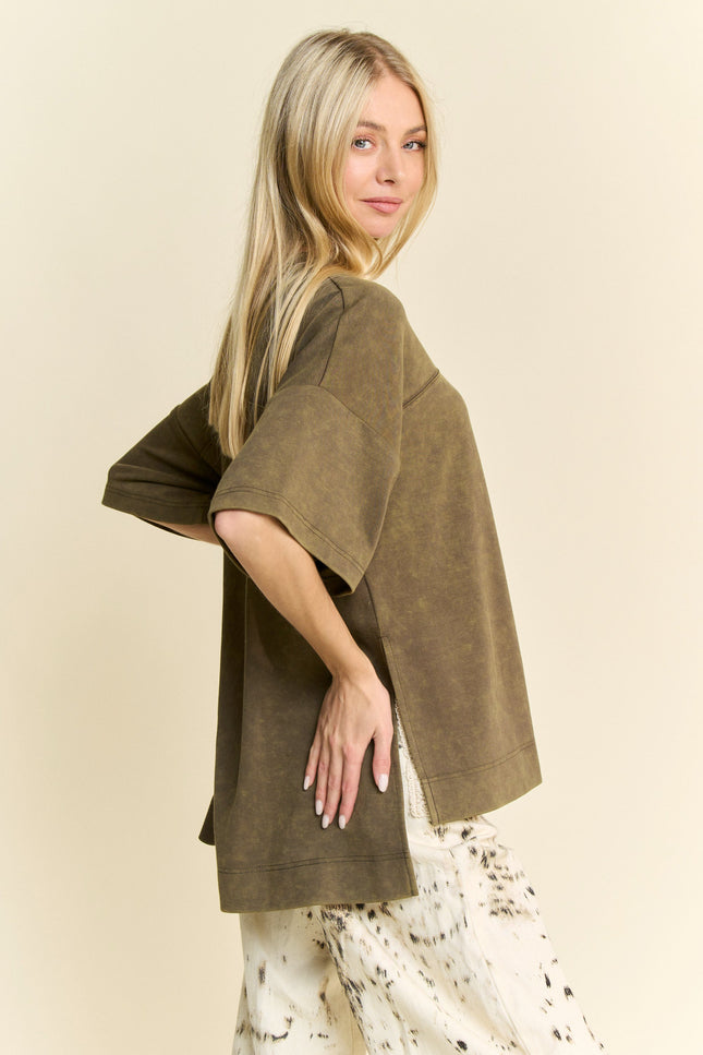 Vant Top — Olive side