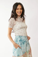 Mila Mesh Top