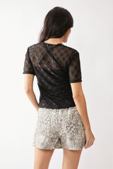 Effie Mesh Top