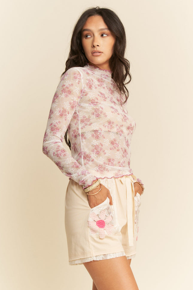 Seryn Top — Indian Pink side