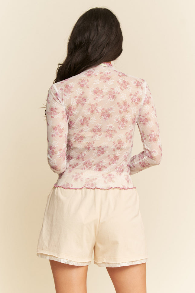 Seryn Top — Indian Pink back