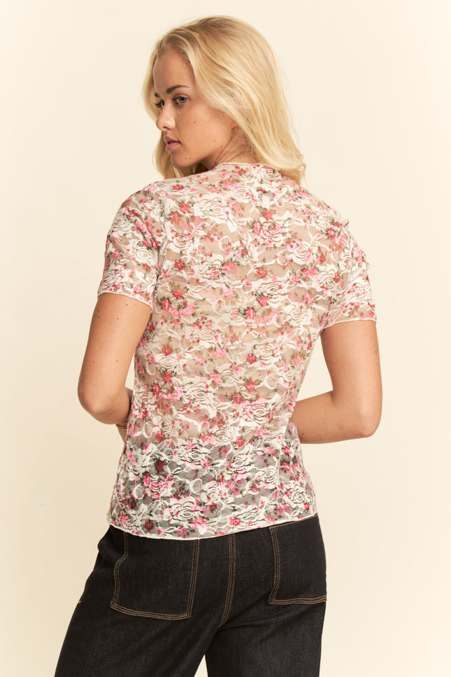 Primrose Mesh Top