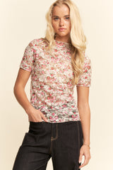 Primrose Mesh Top
