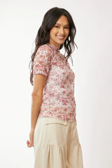 Primrose Mesh Top