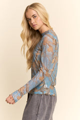 Camo Draxen Mesh Top