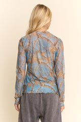 Camo Draxen Mesh Top