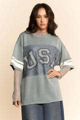 Americana Lace Top