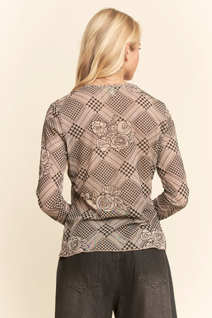 Noemi Top — Taupe back