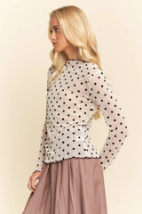 Midnight Tally Mesh Top