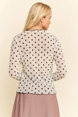 Midnight Tally Mesh Top