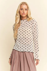 Midnight Tally Mesh Top