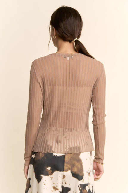 Velora Top — Mocha back