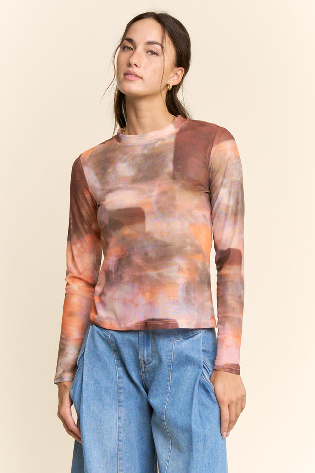 Veyra Top — Orange front