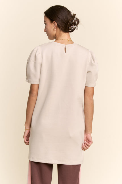 Vire Top — Oatmeal back