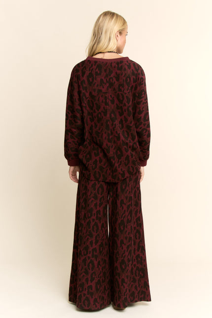 Cavara Set — Burgundy back
