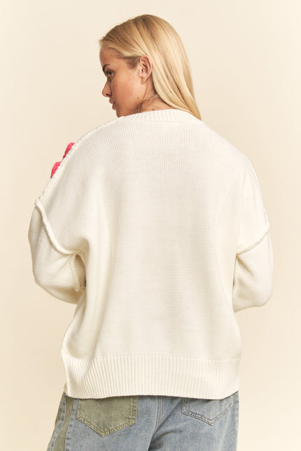Mirella Sweater — White back