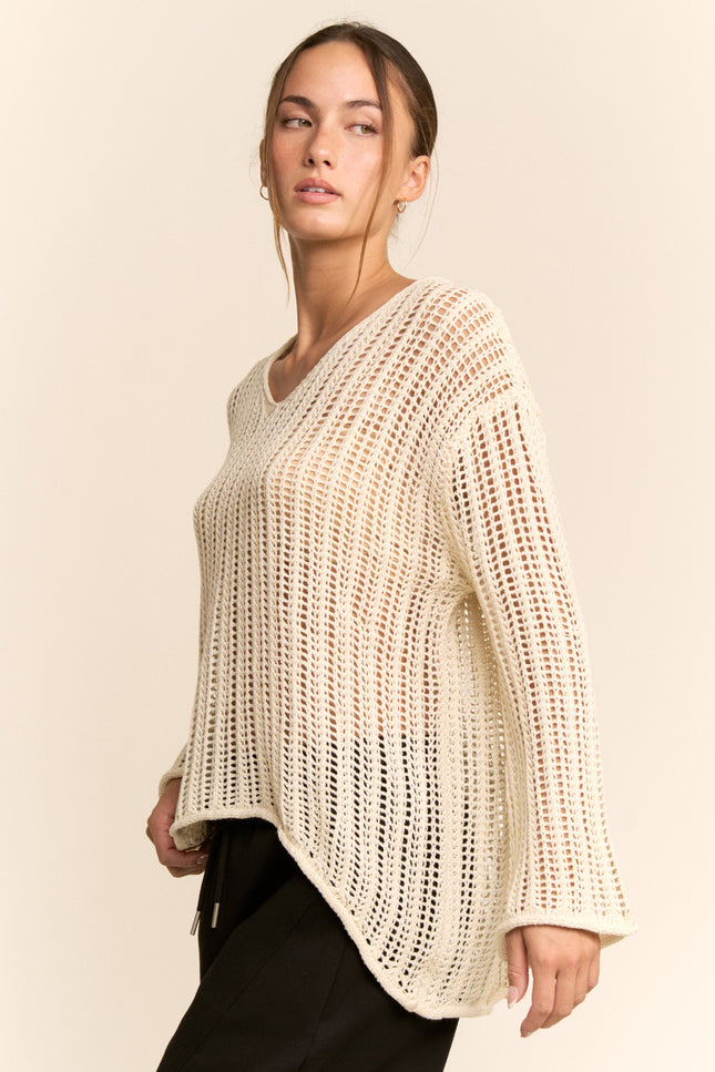 Merrow Sweater — Almond side