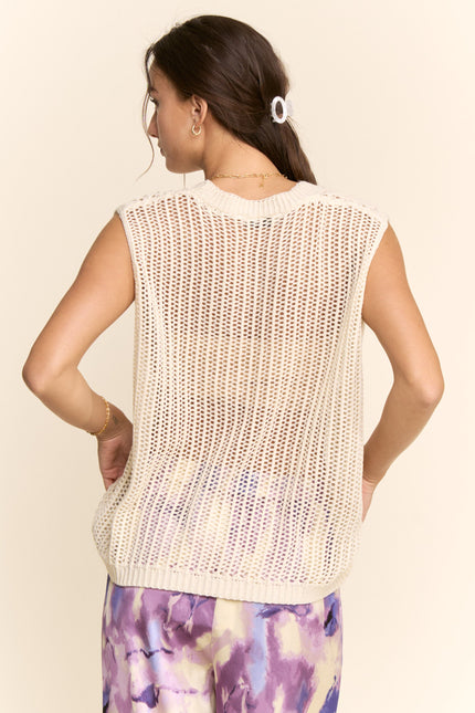 Ciel Top — Cream back