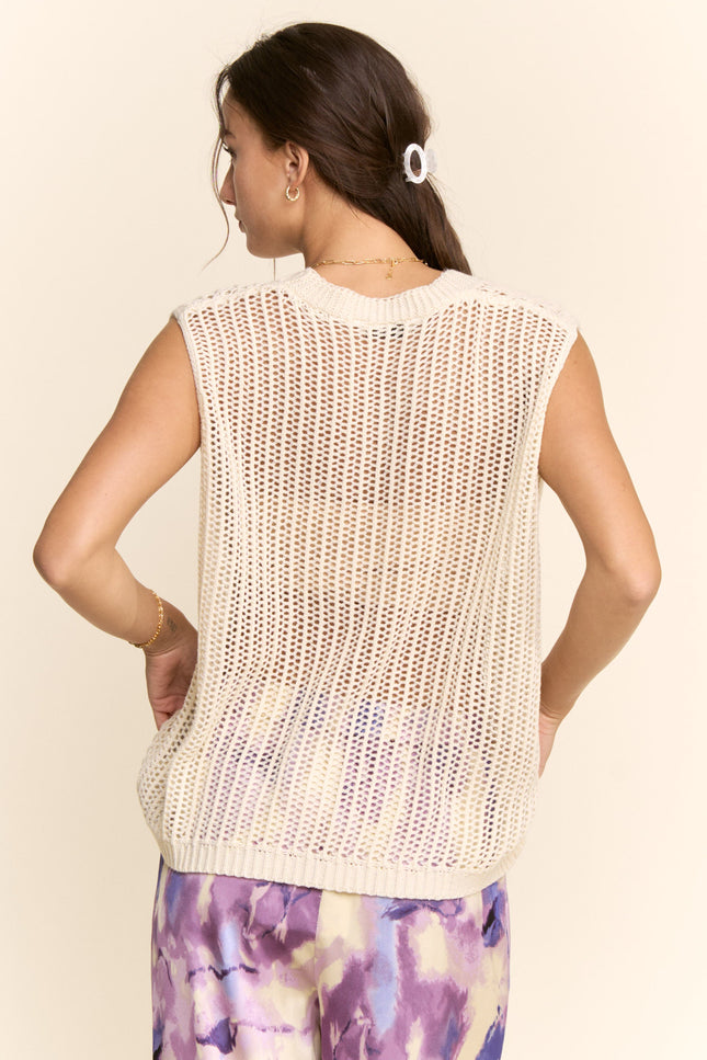 Ciel Top — Cream back