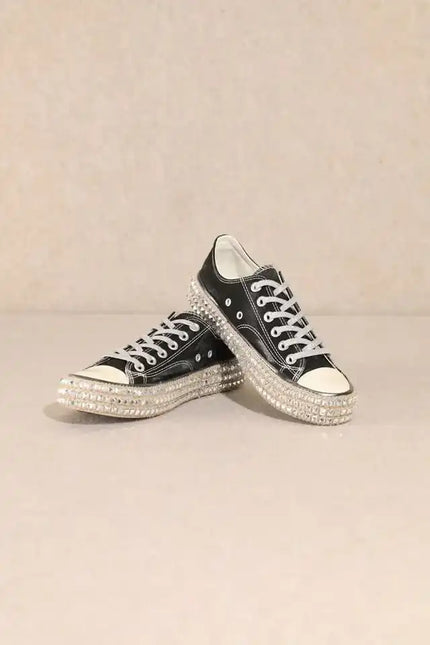 Billie Studded Platform Low Top Sneakers