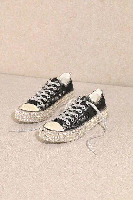 Billie Studded Platform Low Top Sneakers