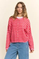 Marlowe Stripe Cardigan — Preorder · Est. ship Nov 13